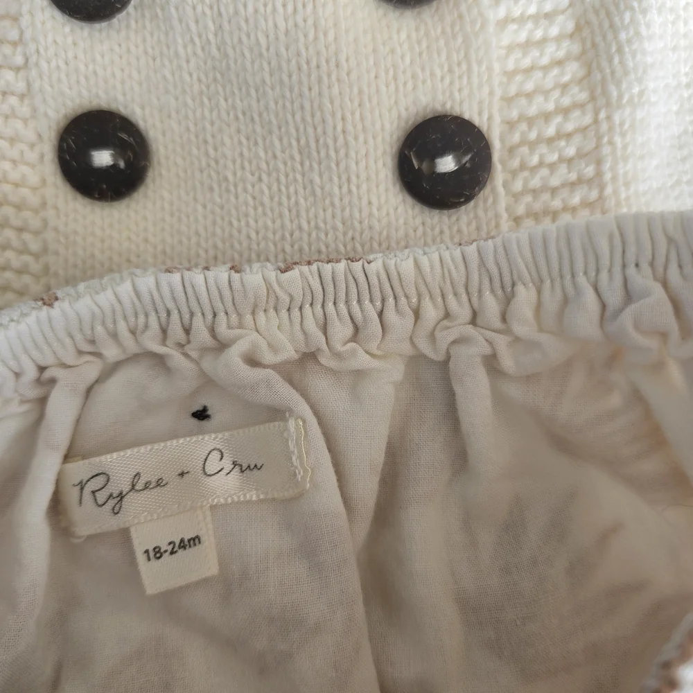 Jamie Kay Cream White Diaper Covers Soft Elastic Bloomers